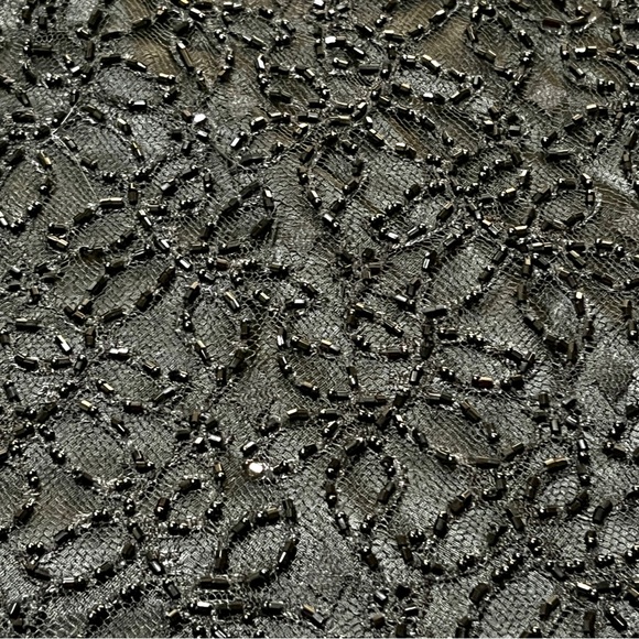 Vintage ZOLA EVENING Black Beaded Wide Leg Pants‎ Sz 10 Party Holiday Formal - Picture 11 of 13